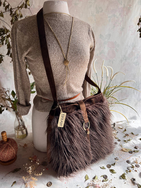 Cafe Lllama Haversack Handbag