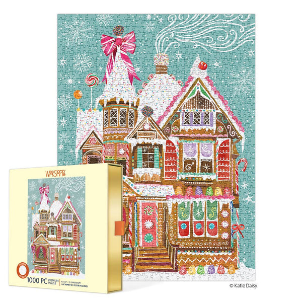 Gingerbread House Christmas Puzzle