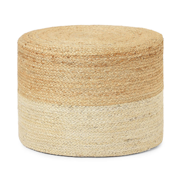 Cylindrical Pouf - Natural Ivory