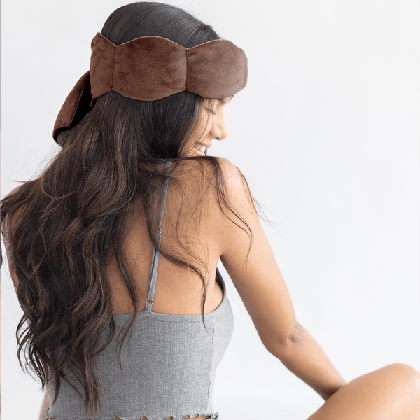 nodpod Weighted Sleep Mask - Mocha Eye Mask