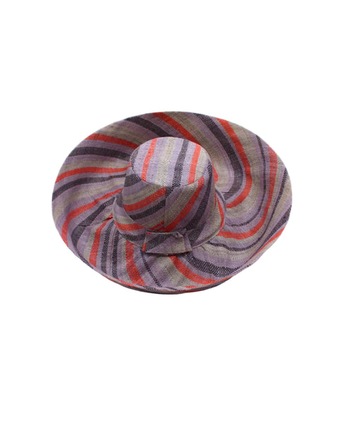 Grace Straw Hat - Midori Swirl
