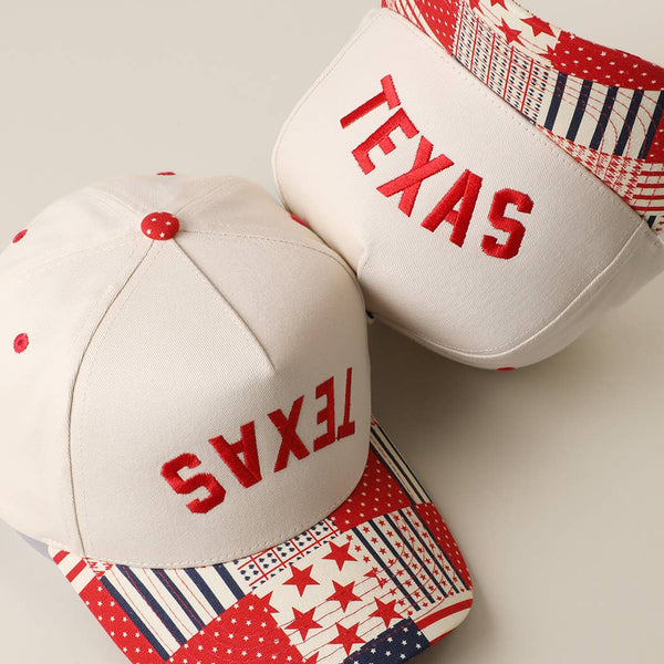 TEXAS Patchwork Baseball Hat