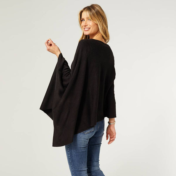 Lightweight Poncho - Black