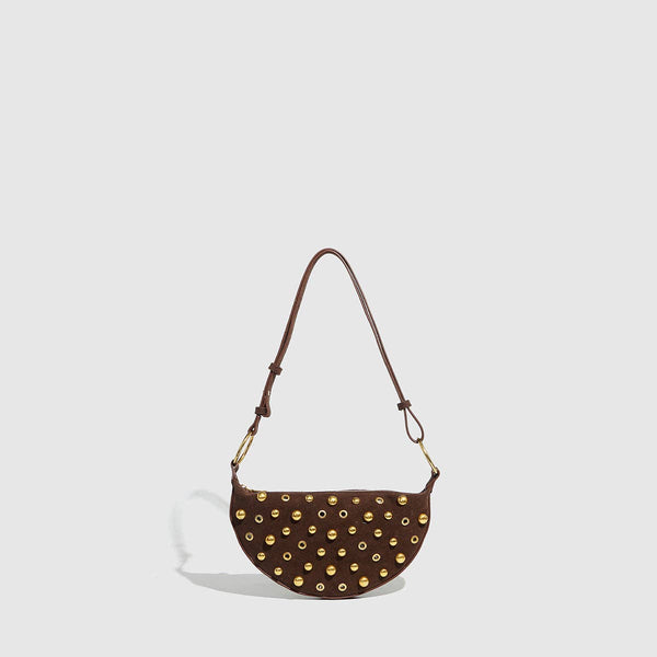 Studded Shoulder Sling Bag