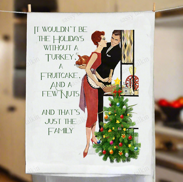 Christmas It Wouldn't Be Christmas Kitchen Towel