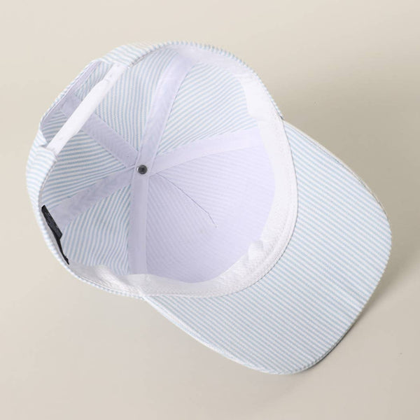 USA Patch Varsity Striped Baseball Hat