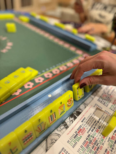 Mahjong Racks & Pushers - Set of 4