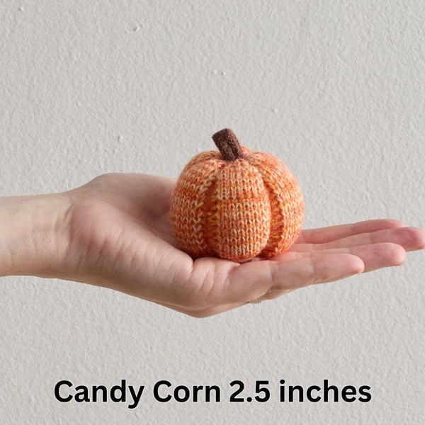 Cozy Knit Pumpkins - Sunset (S)