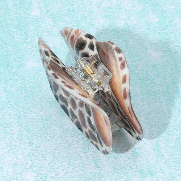 Miter Shell Hair Claw Clip