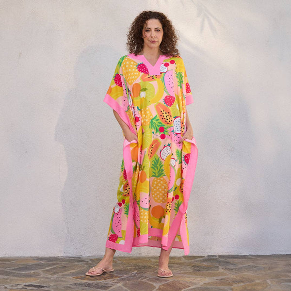 Squeeze The Day Caftan Beach and Pool Coverup
