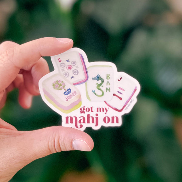 Mahjong Vinyl Sticker
