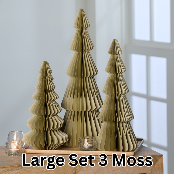 Honeycomb Paper Tree - Set of 3 Medium