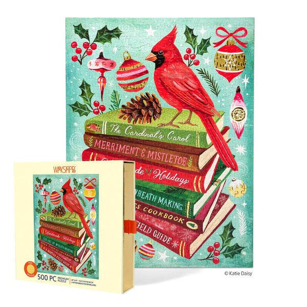 Holiday Bookclub Gold Foil Puzzle