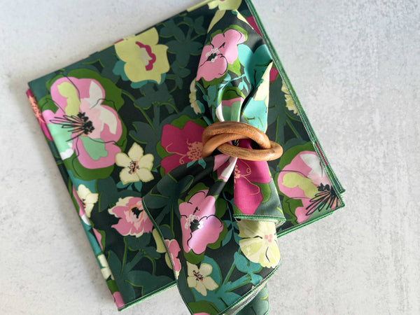 Flower Bloom Cloth Napkins - Set of 4