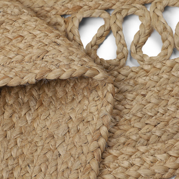 Round Jute Area Rug - 5ft