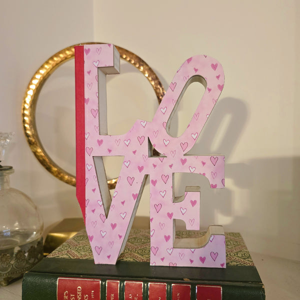 LOVE Cutout Book