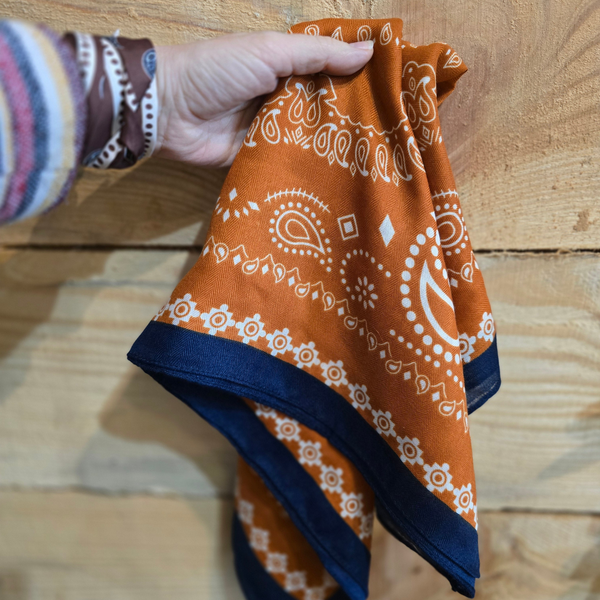 Paisley Bandana Scarf