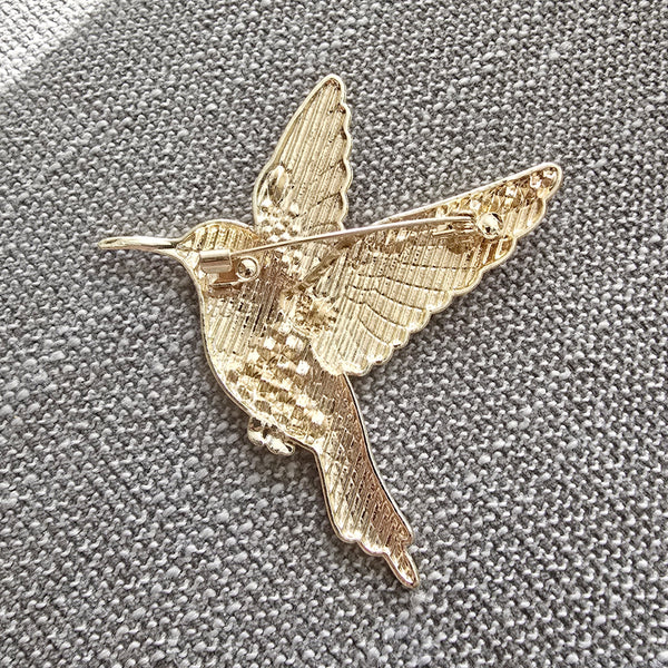 Hummingbird Brooch