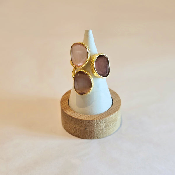 Triple Stone Ring