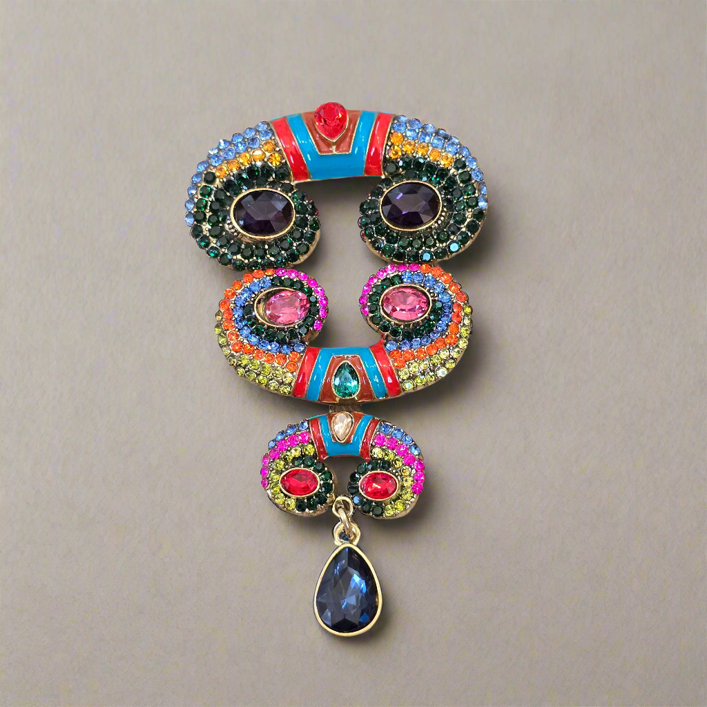 Mardi Gras Brooch