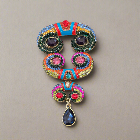 Mardi Gras Brooch
