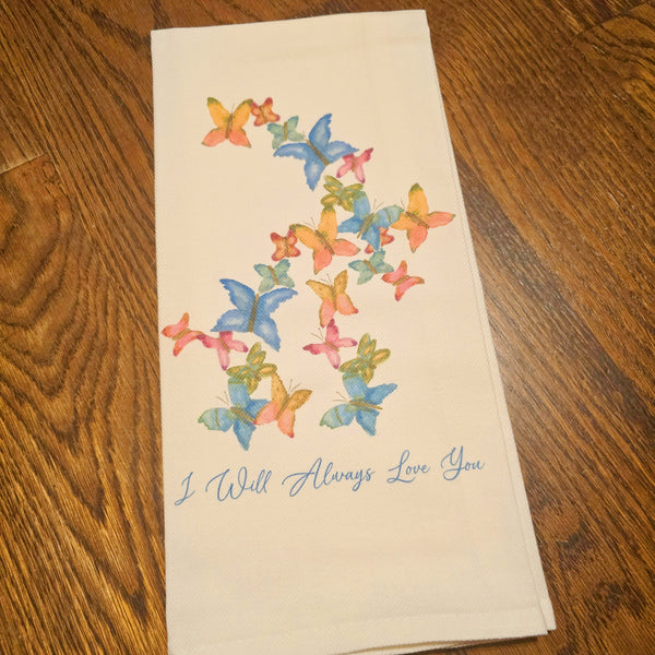Flying Butterflies Dolly Kitchen Towel