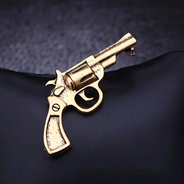 Revolver Brooch Pin
