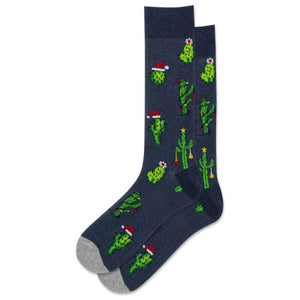 Christmas Cactus Socks