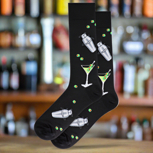 Martini Shaker Socks