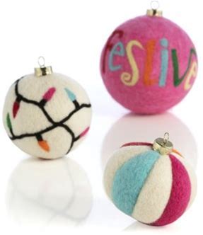 Festive Felt Ornaments