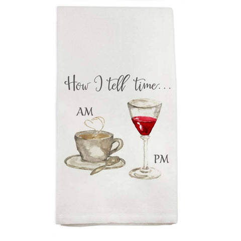 How I Tell Time Kitchen Towel