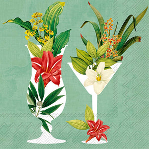 Cocktails in Paradise Paper Cocktail Napkins