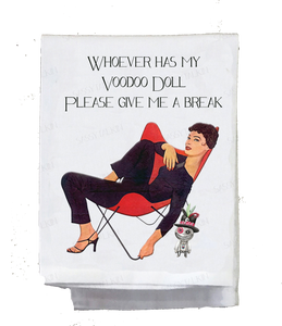 Voodoo Doll Kitchen Towel