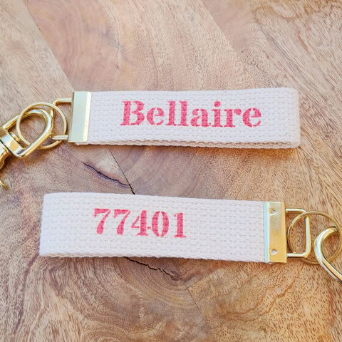 Bellaire 77401 Keychain - Candi Red