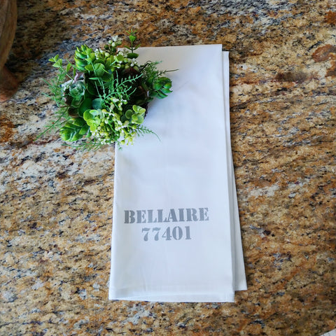 Bellaire 77401 Kitchen Towel - Dorian Grey