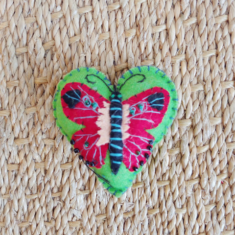 Butterfly Felt Christmas Ornament