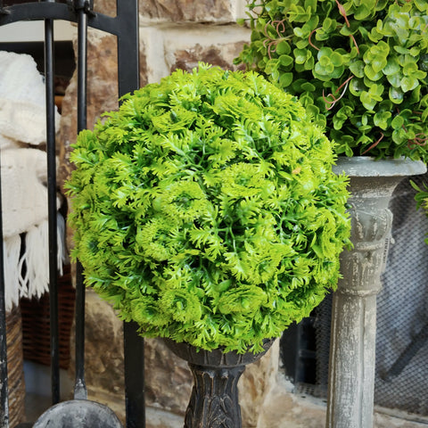 Forever Green Fern Garden Sphere