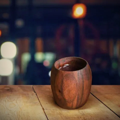 Hand Carved Shot Glass