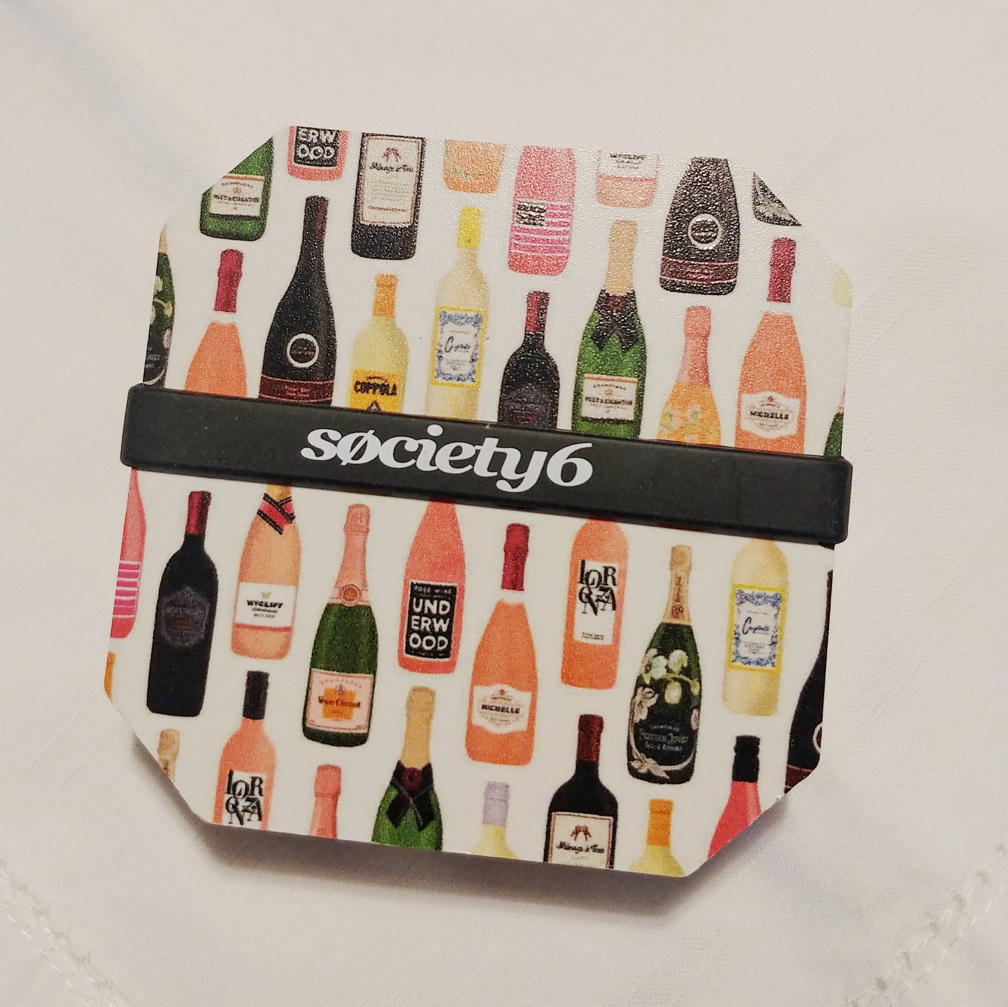 Rosé Dispaly Coasters - Set of 4