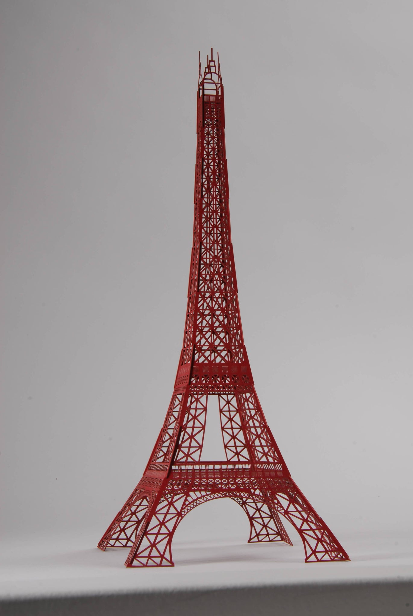 Paper Model Eiffel Tower - Pink