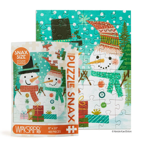 Snowmen Gift Exchange Puzzle Snax