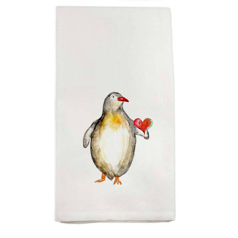 Penguin Heart Kitchen Towel