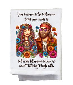 Your Husband Is The Best Person Kitchen Towel