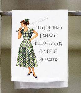 This Evenings Forecast Kitchen Towel