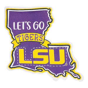 LSU Flat Ornament