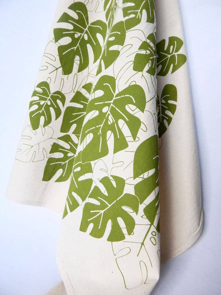 Tropical Plant Tea Towel