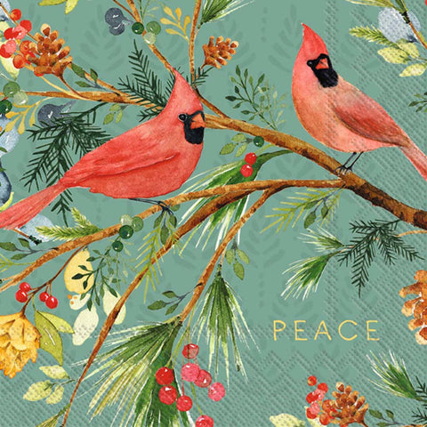 Cardinal Peace Paper Lunch Napkins