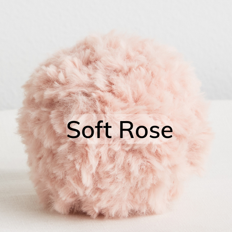Small Velvet Spheres - Soft Rose