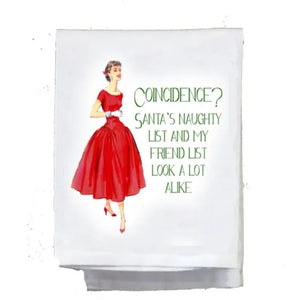 Christmas Coincidence Kitchen Towel