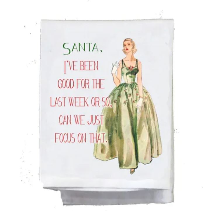 Christmas I've Been Good This Week Kitchen Towel